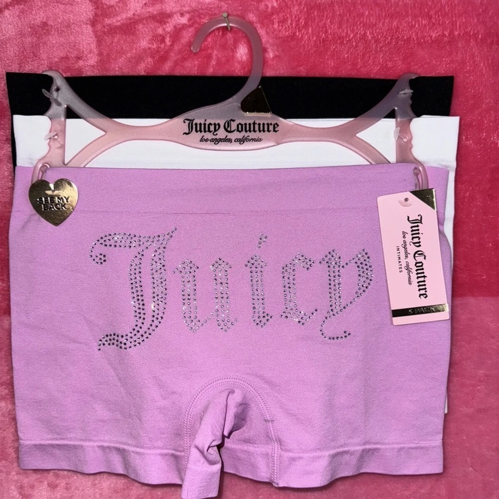 Juicy Couture Intimates Seamless Shaping Sculpting Shorts 3-Pack Set